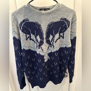 Vintage 1970’s Made in USA Knit Pattern Sweater-Rare